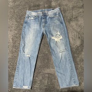 Rag & Bone Distress Straight leg Jeans Sise 27